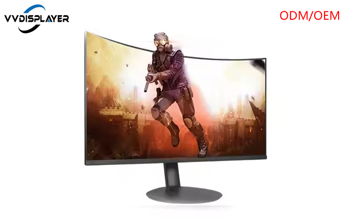 Custom 24-Inch Curved 1ms 75Hz PC Gaming Monitor by VVDisplayer