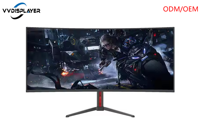 Custom High-Quality 100Hz 4K Curved 38-Inch Monitor by VVDisplayer