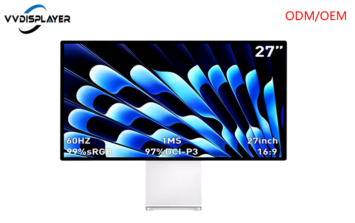 Professional LED Monitor Supplier: 27-Inch 60Hz Alloy Case Computer Monitor by VVDisplayer