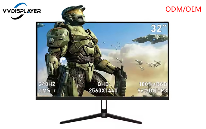 Custom 32-Inch 2K 240Hz Ultra-Clear Computer Monitor by VVDisplayer