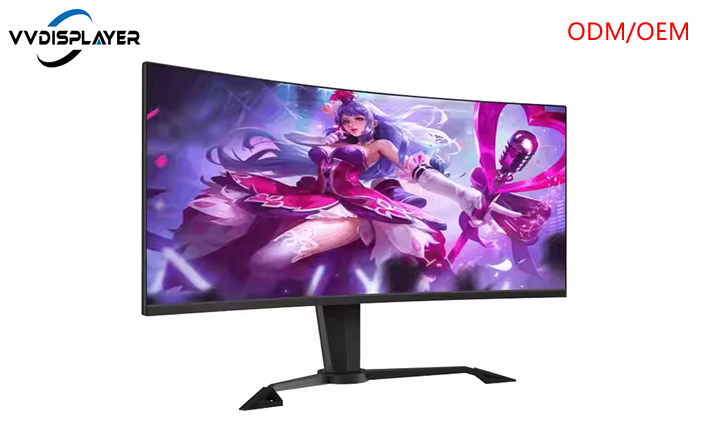 Custom 34-Inch Curved LCD Monitor with 3440x1440 Resolution by VVDisplayer